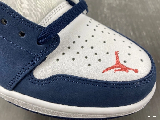 1st Kicks Shoes Navy Low SB CJ7891-400 1 Jordan Midnight 0722